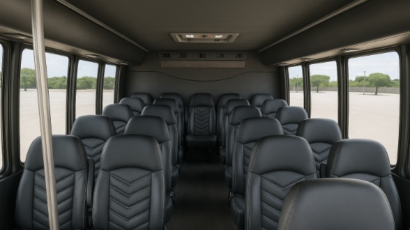 bradenton 15 passenger minibus inside