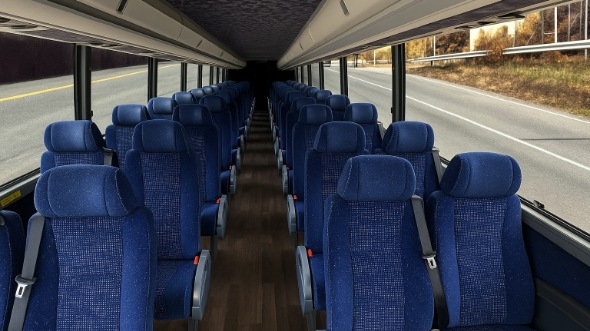 bradenton 18 passenger minibus inside