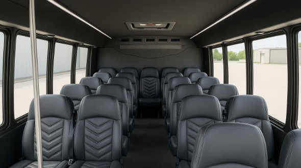 bradenton 28 passenger minibus inside