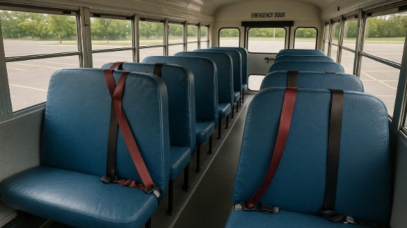 bradenton school bus rental interior