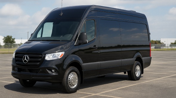 Exterior of Charter Bus Company Bradenton's Sprinter Limo in Bradenton